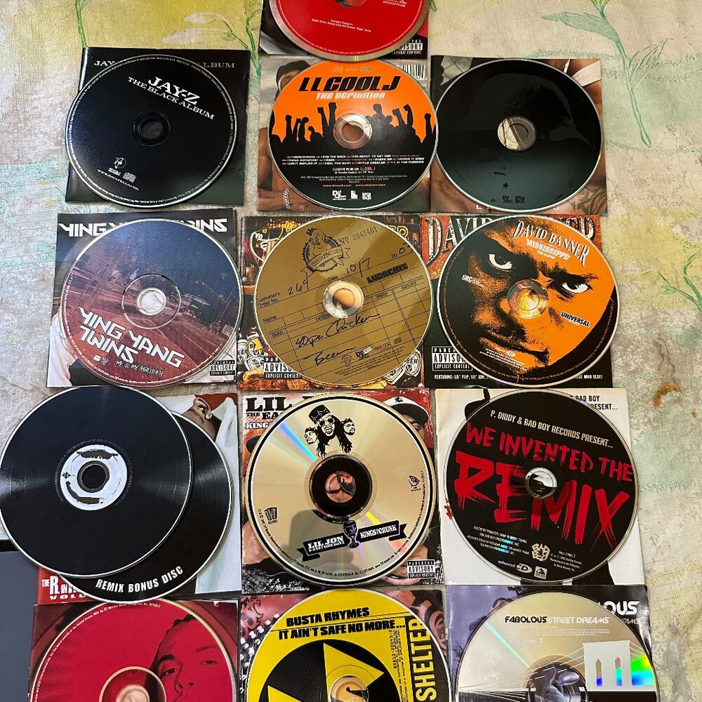 Lot of 13 Rap Hip Hop Jay-Z LL Cool J Ying Yang Twins Ludacris R. Kelly Lil Jon